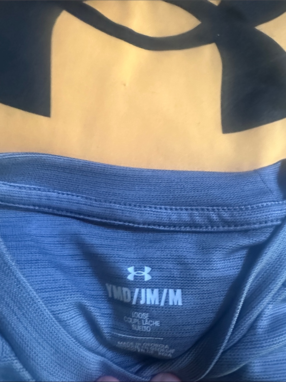 Under Armour Kids' Short Sleeve Performance Top - Yellow - Picture 2 of 6